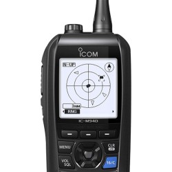 جهاز التتبع واللاسلكي البحري محمول 2 في 1 من شركة ايكوم ICOM IC-M94D VHF MARINE